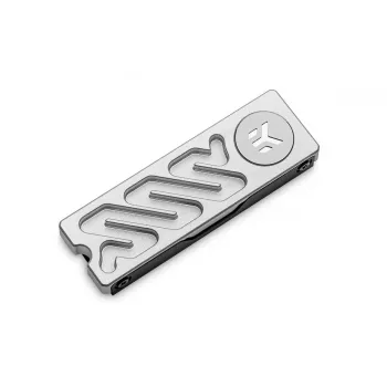 Dissipador EK Water Blocks Quantum Convection M.2 NVMe alumínio prateado 24 mm 75 mm 11,3 mm