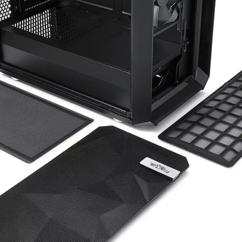 Caixa de PC Fractal Design Meshify C Midi Tower preta