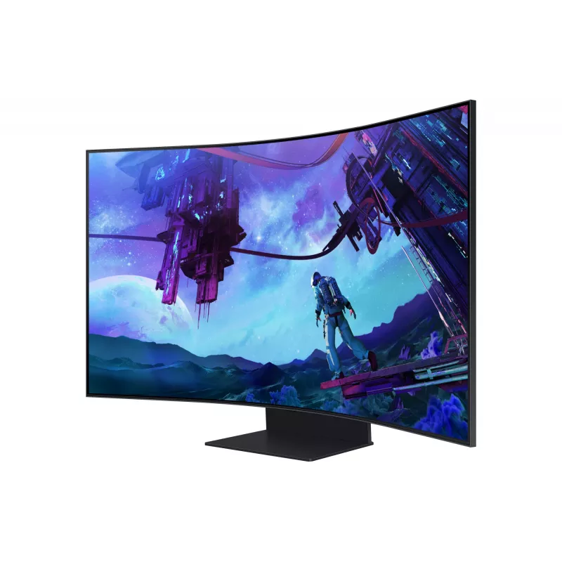 Monitor de computador Samsung G97NC 139,7 cm (55 polegadas) 3840 x 2160 píxeis 4K Ultra HD LED preto