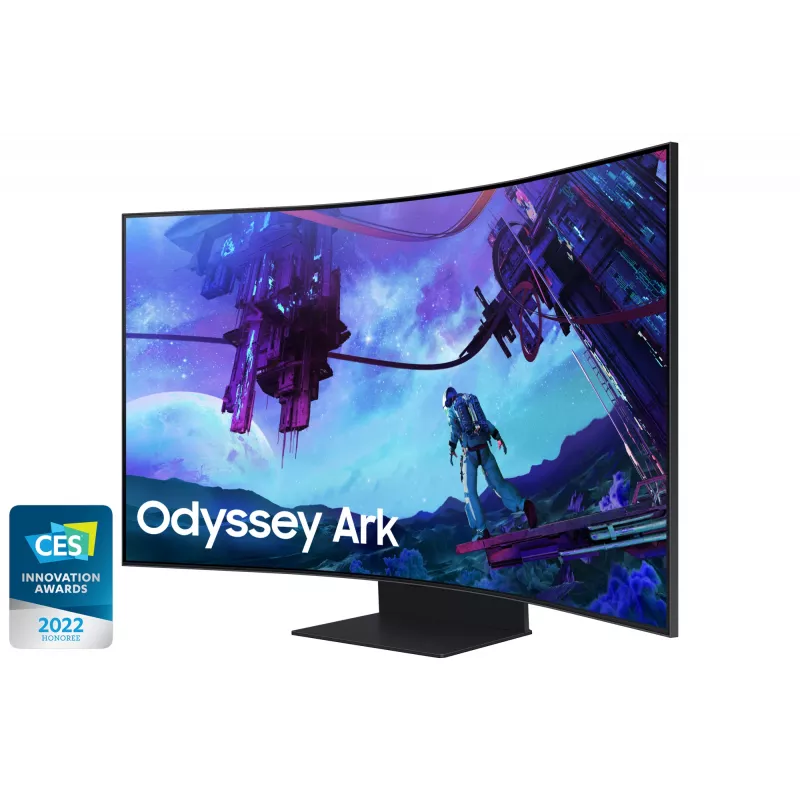 Monitor de computador Samsung G97NC 139,7 cm (55 polegadas) 3840 x 2160 píxeis 4K Ultra HD LED preto