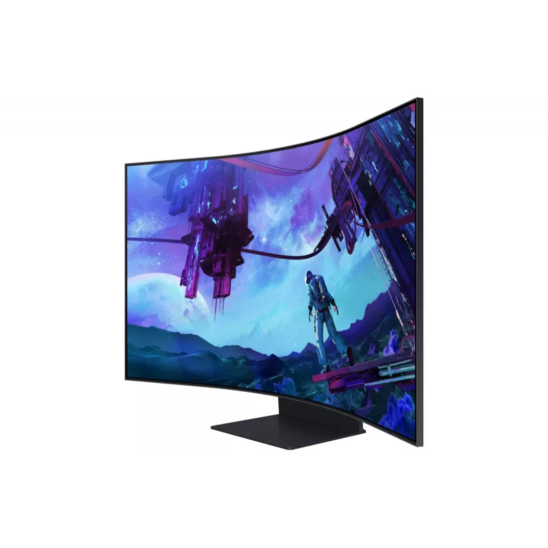 Monitor de computador Samsung G97NC 139,7 cm (55 polegadas) 3840 x 2160 píxeis 4K Ultra HD LED preto