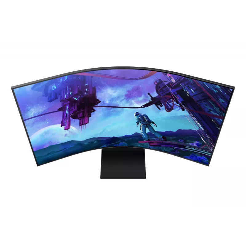 Monitor de computador Samsung G97NC 139,7 cm (55 polegadas) 3840 x 2160 píxeis 4K Ultra HD LED preto