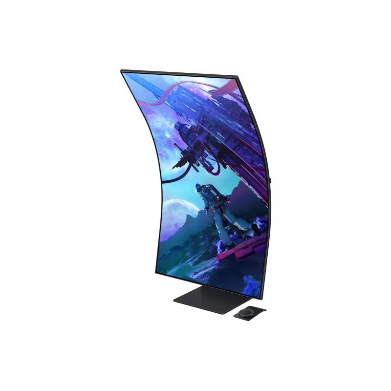 Monitor de computador Samsung G97NC 139,7 cm (55 polegadas) 3840 x 2160 píxeis 4K Ultra HD LED preto