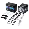 Phanteks D30-140 PWM Regular Airflow D-RGB PH-F140D30_DRGB_PWM_BK01_3P ventoinha para caixa, 140 mm, preta (3 unid.)
