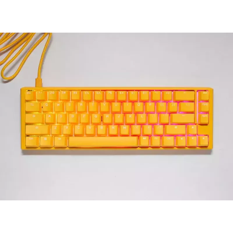 Teclado Ducky One 3 Amarelo SF Gaming USB QWERTY mecânico RGB