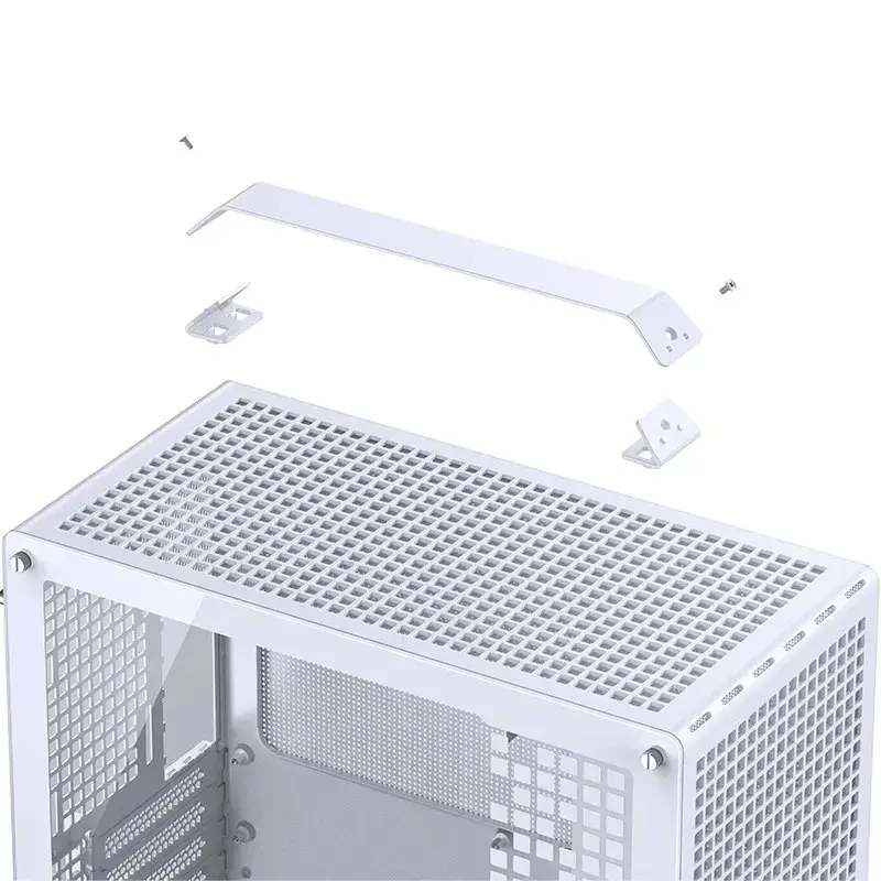 Caixa de computador Jonsbo Jonsplus Z20 Mesh Mini Tower Micro-ATX branca