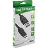Cabo InLine USB 3.2 Gen.1x2, ficha USB-C / ficha USB-A, preto, 2m