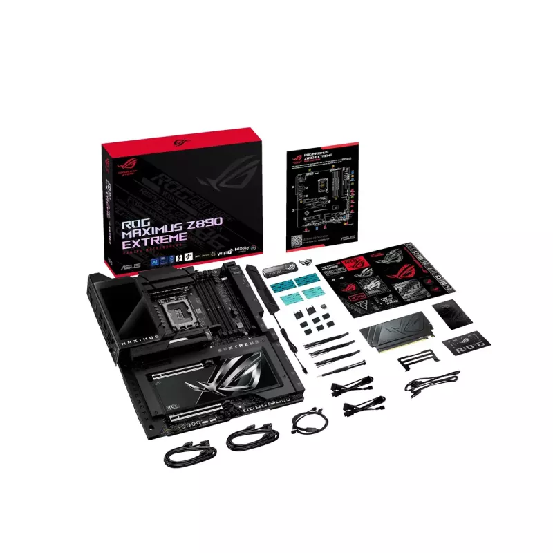 Placa-mãe ASUS ROG MAXIMUS Z890 EXTREME — Intel Z890, LGA 1851, Extended ATX, DDR5, 4 DIMM, Wi‑Fi 7, 10Gb Ethernet