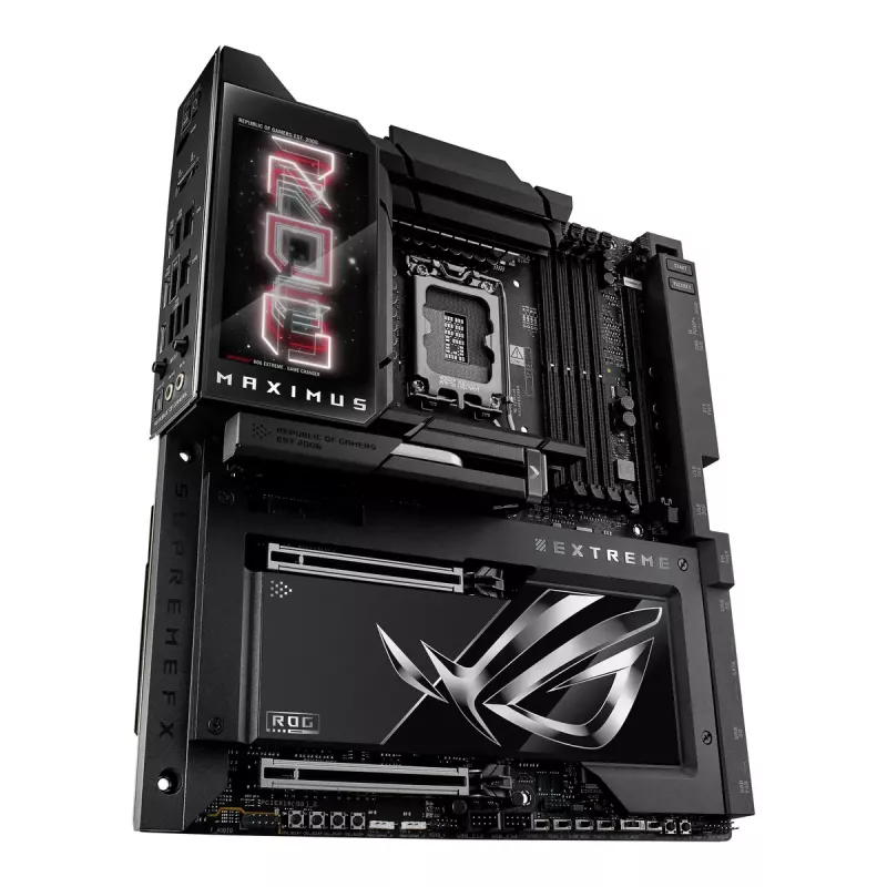 Placa-mãe ASUS ROG MAXIMUS Z890 EXTREME — Intel Z890, LGA 1851, Extended ATX, DDR5, 4 DIMM, Wi‑Fi 7, 10Gb Ethernet