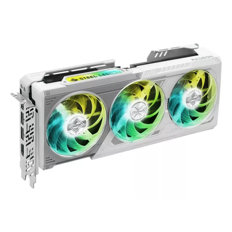 ASRock Radeon RX 9070 Steel Legend 16GB OC placa gráfica, 16GB GDDR6, PCIe 5.0, 1x HDMI, 3x DisplayPort