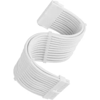 Cabo de extensão para fonte de alimentação SILVERSTONE 24 pinos ATX SST-PP07E-MBW-V2 30 cm branco