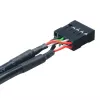 Cabo adaptador USB 3.0 para USB 2.0 Akasa AK-CBUB19-10BK