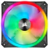Kit de duas ventoinhas CORSAIR iCUE QL140 RGB 140mm PWM com Lighting Node Core