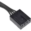 Kit de duas ventoinhas CORSAIR iCUE QL140 RGB 140mm PWM com Lighting Node Core
