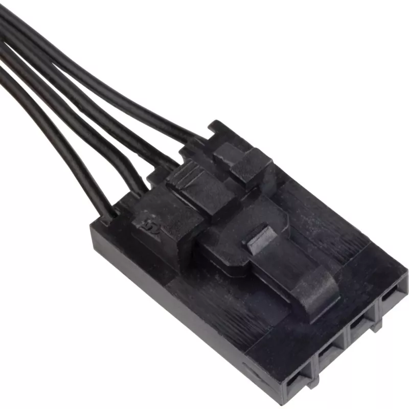 Kit de duas ventoinhas CORSAIR iCUE QL140 RGB 140mm PWM com Lighting Node Core