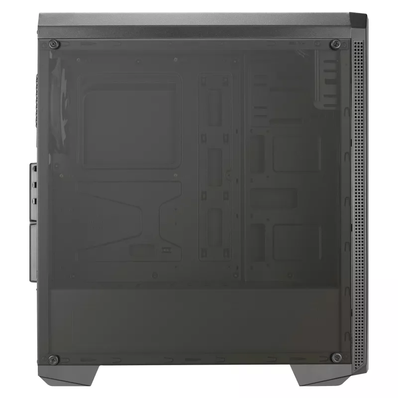 Caixa PC ATX Aerocool GENESISV2BK, painel frontal LED ventoinha ARGB 12 cm, preto