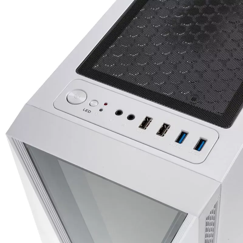 Caixa de computador Kolink VOID WHITE Midi Tower branco, preto