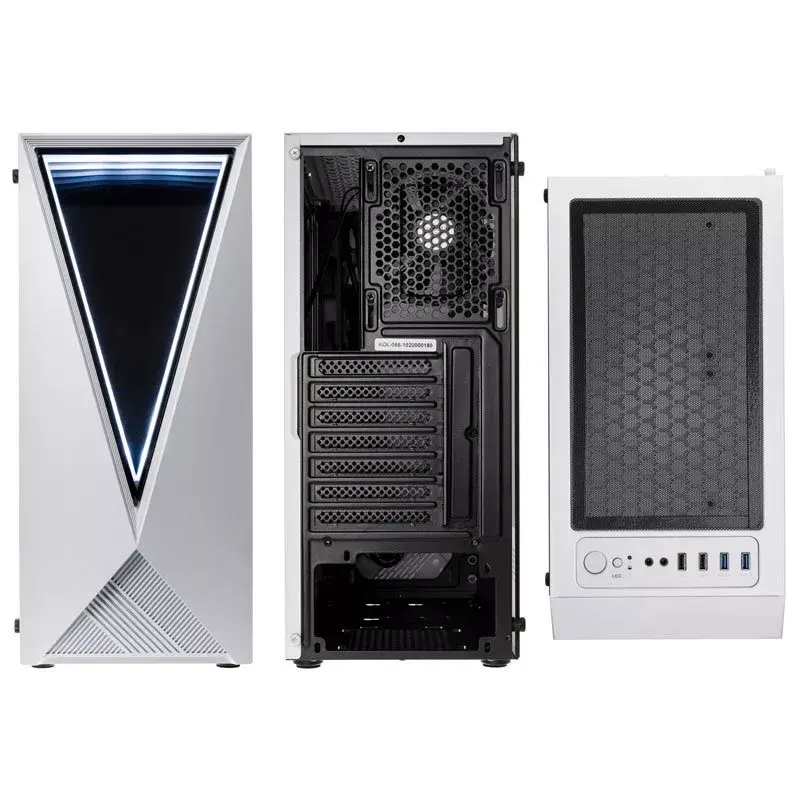 Caixa de computador Kolink VOID WHITE Midi Tower branco, preto