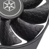Ventoinha para caixa SILVERSTONE SST-SF120B 120 mm preta — ventoinha de 120 mm para caixas de PC