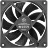 Ventoinha para caixa SILVERSTONE SST-SF120B 120 mm preta — ventoinha de 120 mm para caixas de PC