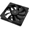 Ventoinha para caixa SILVERSTONE SST-SF120B 120 mm preta — ventoinha de 120 mm para caixas de PC