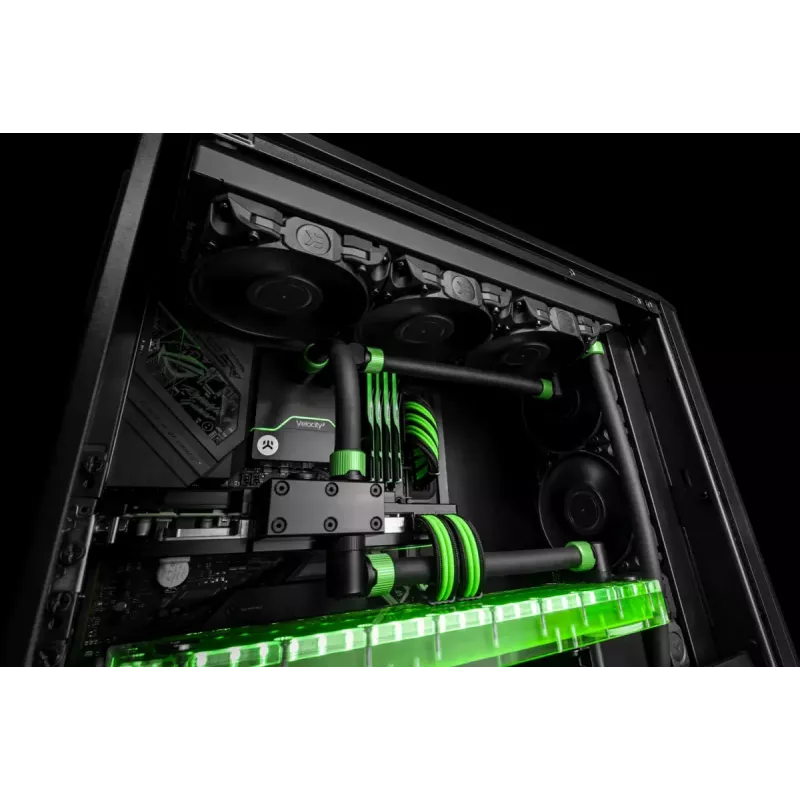 Anel de compressão EK Water Blocks Quantum Torque Alumínio Verde 6 unid.