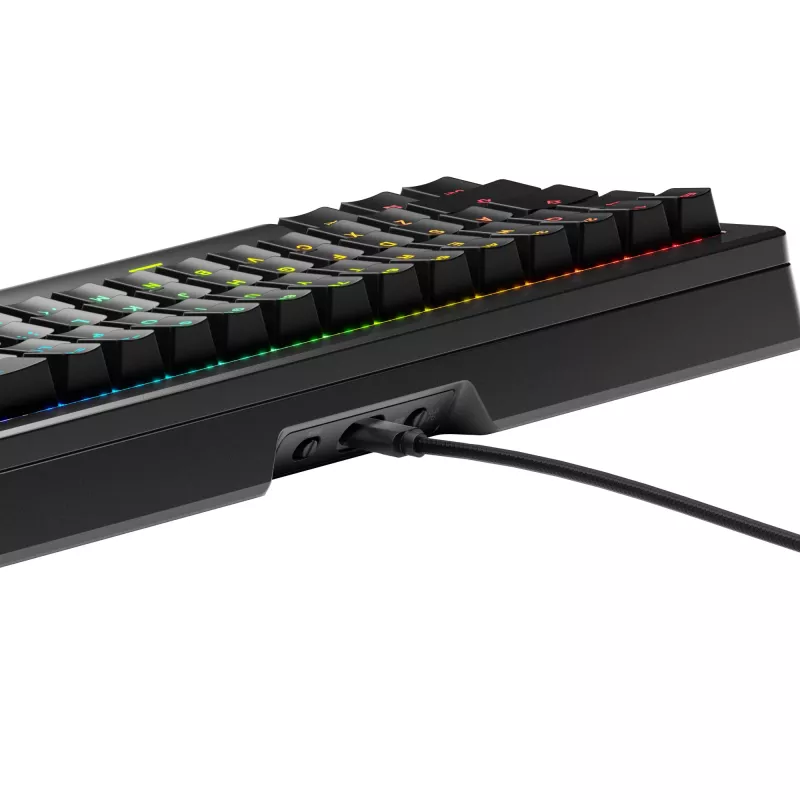 Teclado mecânico GLORIOUS GMMK 3 PRO 65% Prebuilt, com fio USB, QWERTY, RGB, Preto