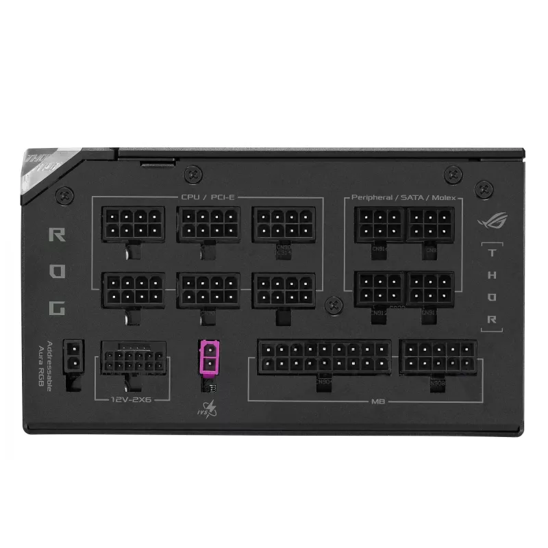 Fonte de alimentação ASUS ROG -THOR-1200P3-GAMING 1200 W 20+4 pin ATX ATX Preta