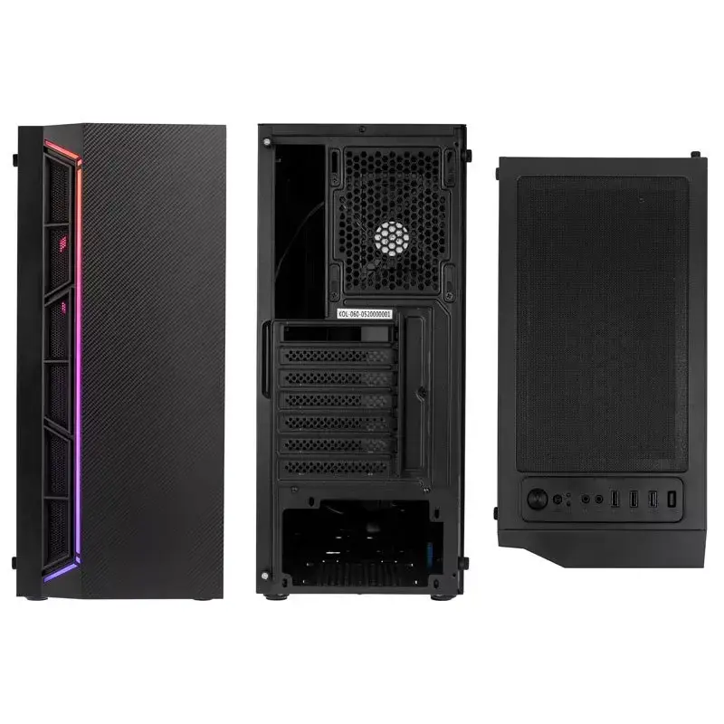 Caixa de PC Kolink Inspire K7 ARGB Midi Tower preta