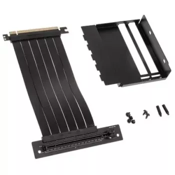 Kit de montagem vertical de GPU Kolink KL-VERTKIT — compatível com Midi Tower, aço e TPE, cabo de 0,23 m
