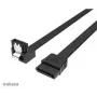 Cabo de dados SATA interno Akasa Proslim conector de 90°, 100 cm