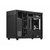 Caixa de PC ASUS Prime AP201 MicroATX Mini Tower preta — suporta microATX, GPU máx. 338 mm, altura do dissipador da CPU 170 mm, 3x baías de 3,5 polegadas, USB-A 2x, USB-C 1x