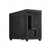 Caixa de PC ASUS Prime AP201 MicroATX Mini Tower preta — suporta microATX, GPU máx. 338 mm, altura do dissipador da CPU 170 mm, 3x baías de 3,5 polegadas, USB-A 2x, USB-C 1x