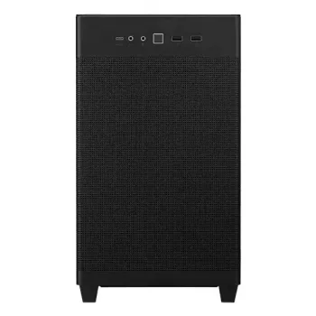 Caixa de PC ASUS Prime AP201 MicroATX Mini Tower preta — suporta microATX, GPU máx. 338 mm, altura do dissipador da CPU 170 mm, 3x baías de 3,5 polegadas, USB-A 2x, USB-C 1x