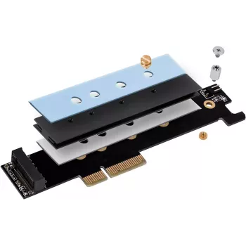 Expansão de interface SILVERSTONE SST-ECM26-V2 — 2× USB 3.0 + 1× USB 3.1