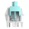 Interruptores de teclado GLORIOUS Lynx Linear Mechanical Switches — 36 unid., policarbonato, ciano translúcido