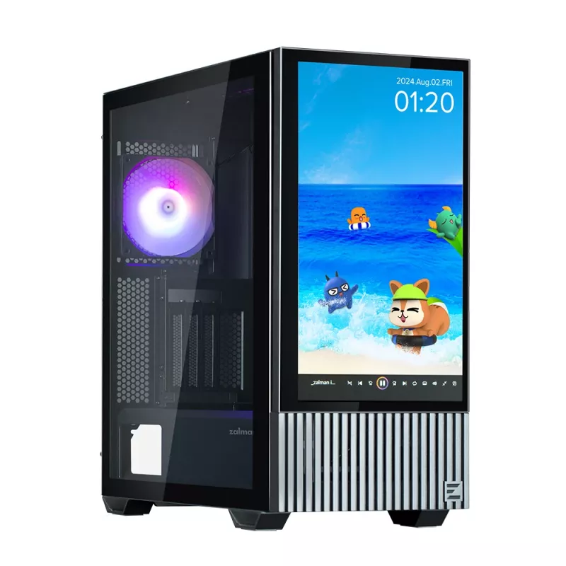 Caixa de PC Zalman Z10 DS Midi Tower preta