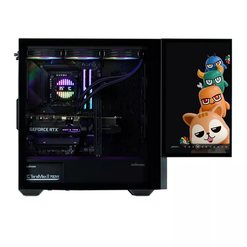 Caixa de PC Zalman Z10 DS Midi Tower preta