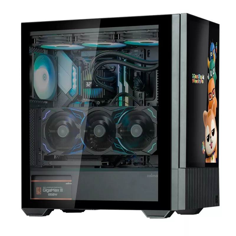 Caixa de PC Zalman Z10 DS Midi Tower preta