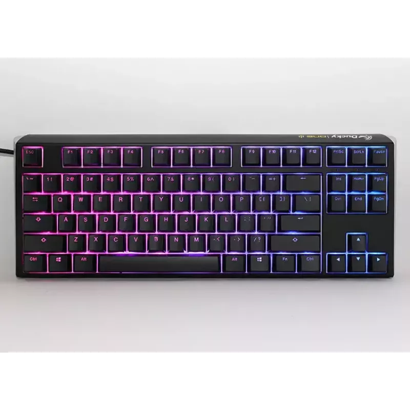 Teclado Ducky One 3 Classic TKL Gaming USB Mecânico RGB preto branco