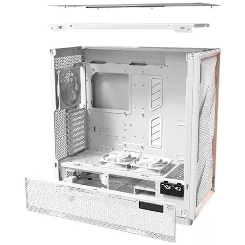 Caixa de PC Antec FLUX PRO White EUV Full Tower branco