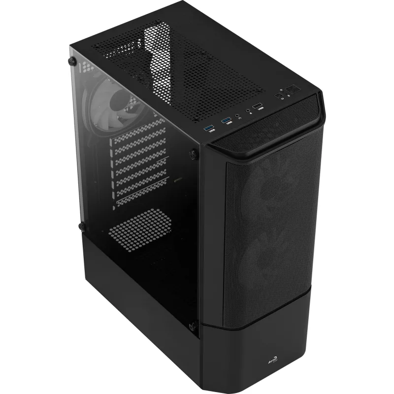 Caixa de PC Aerocool Quantum Mesh Midi Tower preta