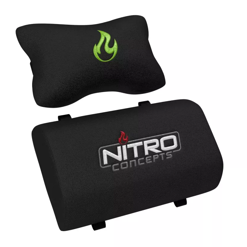 Nitro Concepts S300 NC-S300-BG cadeira gaming, assento e encosto estofados e acolchoados, Atomic Green
