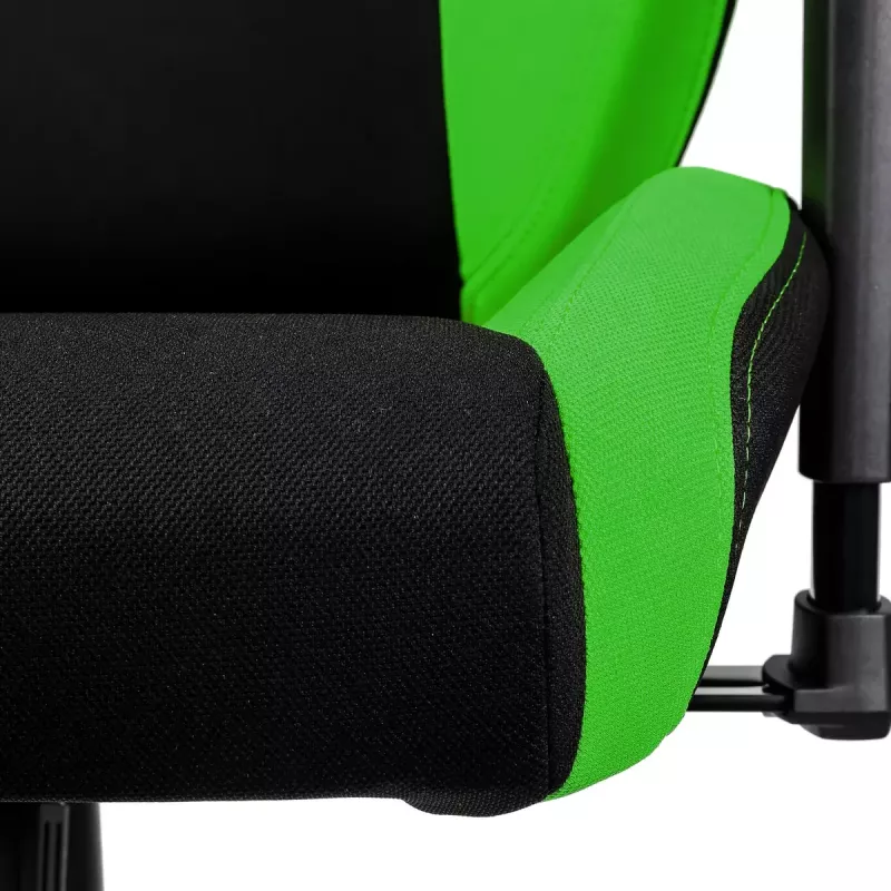 Nitro Concepts S300 NC-S300-BG cadeira gaming, assento e encosto estofados e acolchoados, Atomic Green