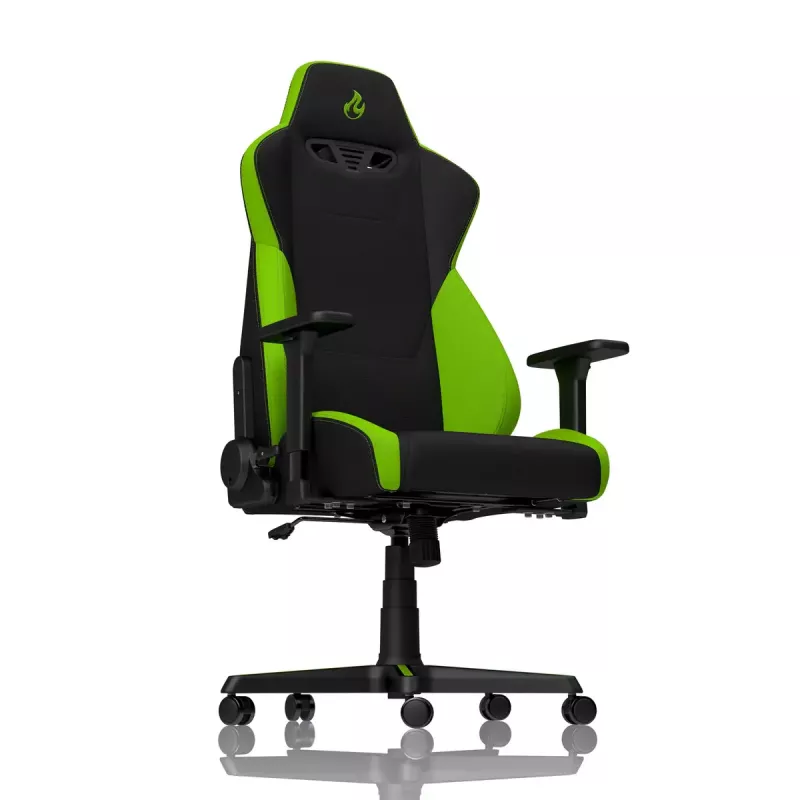 Nitro Concepts S300 NC-S300-BG cadeira gaming, assento e encosto estofados e acolchoados, Atomic Green