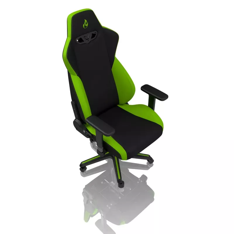 Nitro Concepts S300 NC-S300-BG cadeira gaming, assento e encosto estofados e acolchoados, Atomic Green