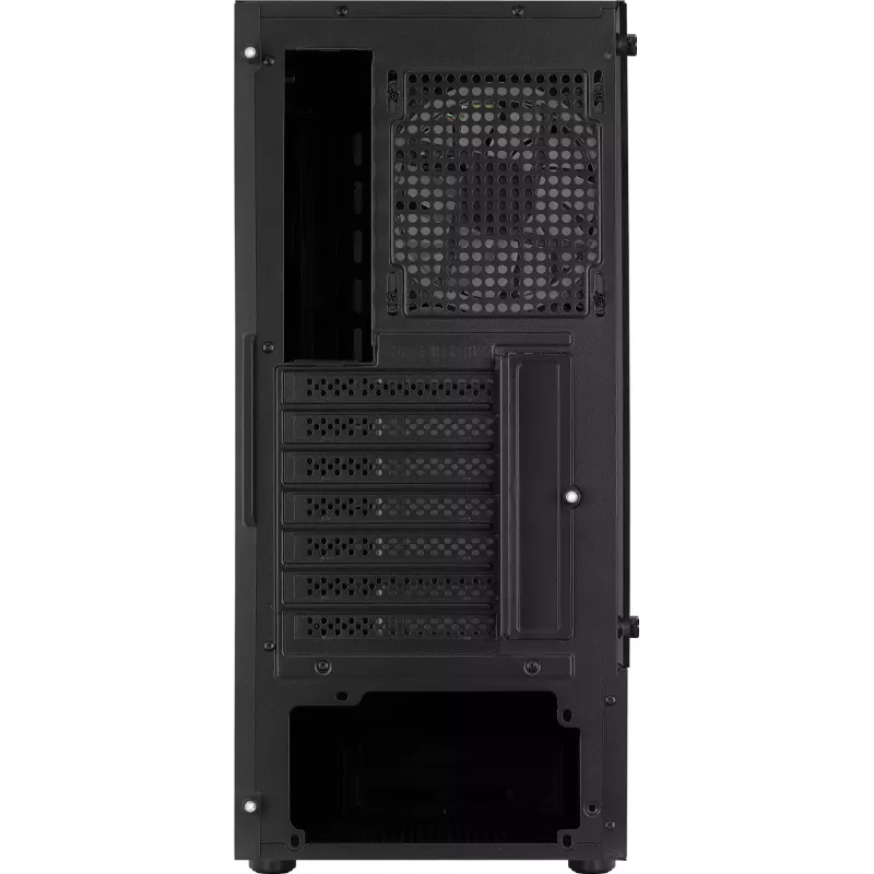 Aerocool Bionic V2 (PGS Bionic-G-BK-v2) caixa de PC Midi Tower, ATX, RGB, vidro temperado, preta
