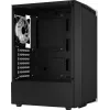 Aerocool Bionic V2 (PGS Bionic-G-BK-v2) caixa de PC Midi Tower, ATX, RGB, vidro temperado, preta
