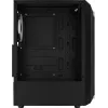 Aerocool Bionic V2 (PGS Bionic-G-BK-v2) caixa de PC Midi Tower, ATX, RGB, vidro temperado, preta