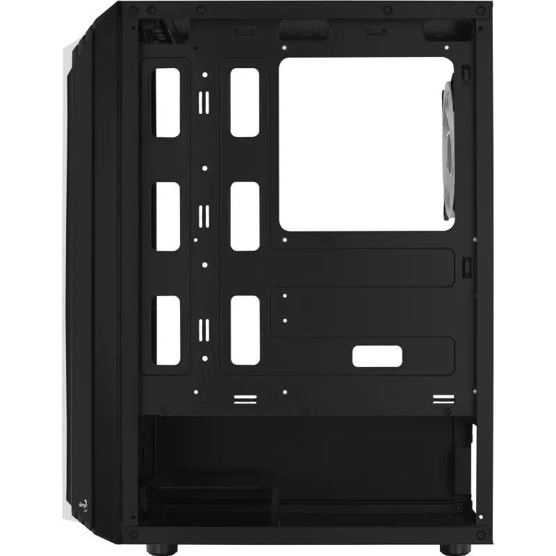 Aerocool Bionic V2 (PGS Bionic-G-BK-v2) caixa de PC Midi Tower, ATX, RGB, vidro temperado, preta